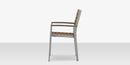DecoScapes Napa Aluminum Stackable Dining Arm Chair