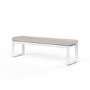 Sunset West Newport Dining Bench with Cushion