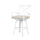 Sunset West Bristol Swivel Counter Stool with Cushion