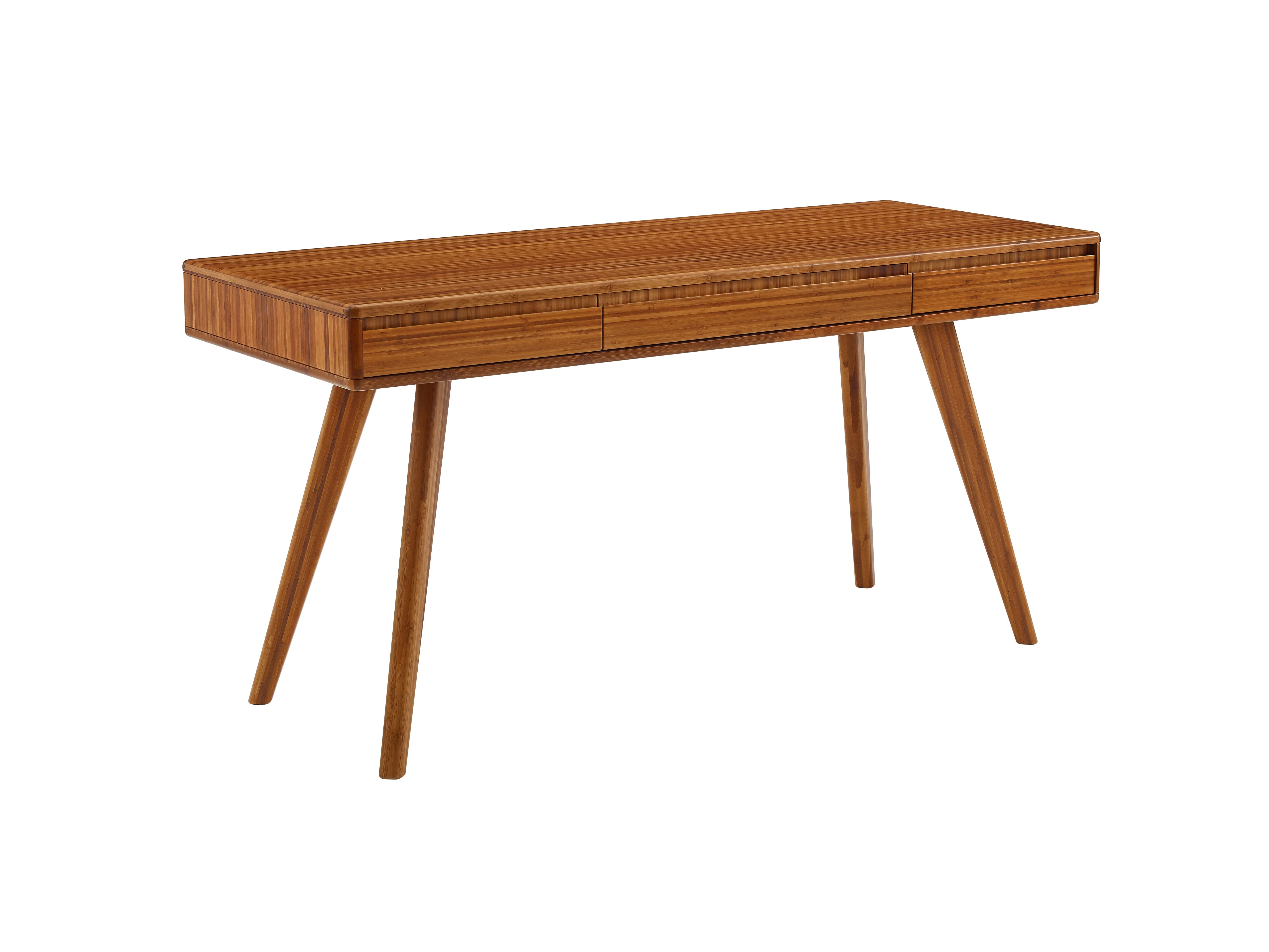 Greenington Currant Writing Desk, Amber / Black Walnut / Caramelized