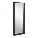 Sunpan Fresno Floor Mirror Narrow Dark Brown/Narrow Natural/Natural/Dark Brown