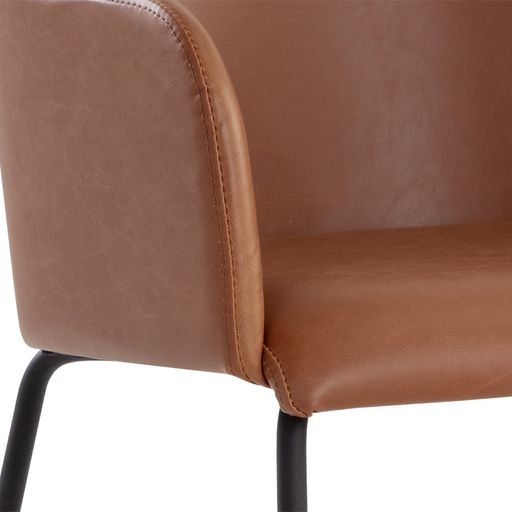 Sunpan Hensley Dining Armchair in Dark Teal / Dawn Grey / Hazelnut / Mina Warm Grey