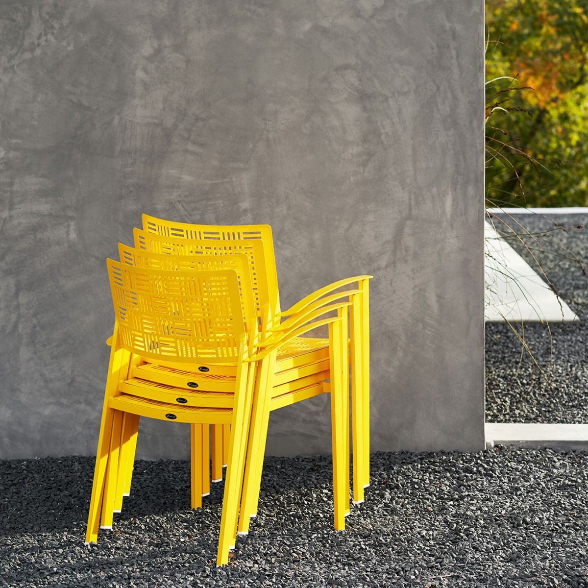 Woodard New Century Dining Armchair - Stackable