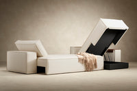 Innovation Living Newilla Sofa Bed Lounger with Wide Arms