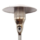 AZ Patio Heaters Outdoor Natural Gas Patio Heater in Hammered Bronze / Stainless Steel