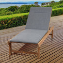 International Home Miami Amazonia Maasdam 2 Piece Teak Patio Lounger Set
