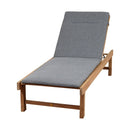 International Home Miami Amazonia Maasdam 2 Piece Teak Patio Lounger Set