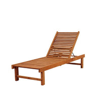 International Home Miami Amazonia Maasdam 2 Piece Teak Patio Lounger Set