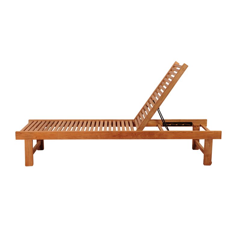 International Home Miami Amazonia Maasdam 2 Piece Teak Patio Lounger Set