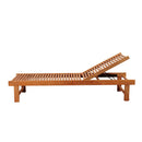 International Home Miami Amazonia Maasdam 2 Piece Teak Patio Lounger Set