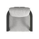 Sunset West Malibu Club Chair in Cast Silver - No Welt