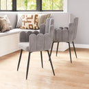 Zuo Modern Noosa Dining Chair in Navy Blue/Gray/Ivory