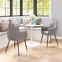 Zuo Modern Noosa Dining Chair in Navy Blue/Gray/Ivory