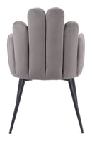 Zuo Modern Noosa Dining Chair in Navy Blue/Gray/Ivory