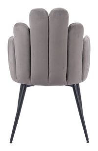 Zuo Modern Noosa Dining Chair in Navy Blue/Gray/Ivory