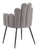 Zuo Modern Noosa Dining Chair in Navy Blue/Gray/Ivory