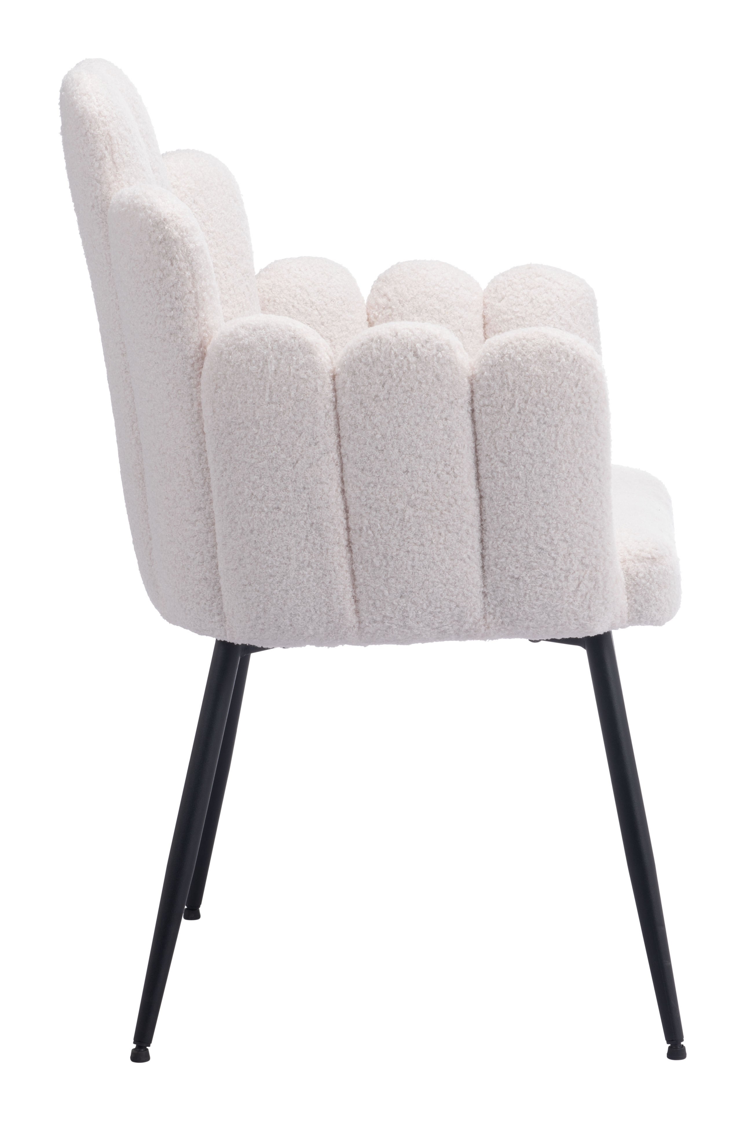 Zuo Modern Noosa Dining Chair in Navy Blue/Gray/Ivory