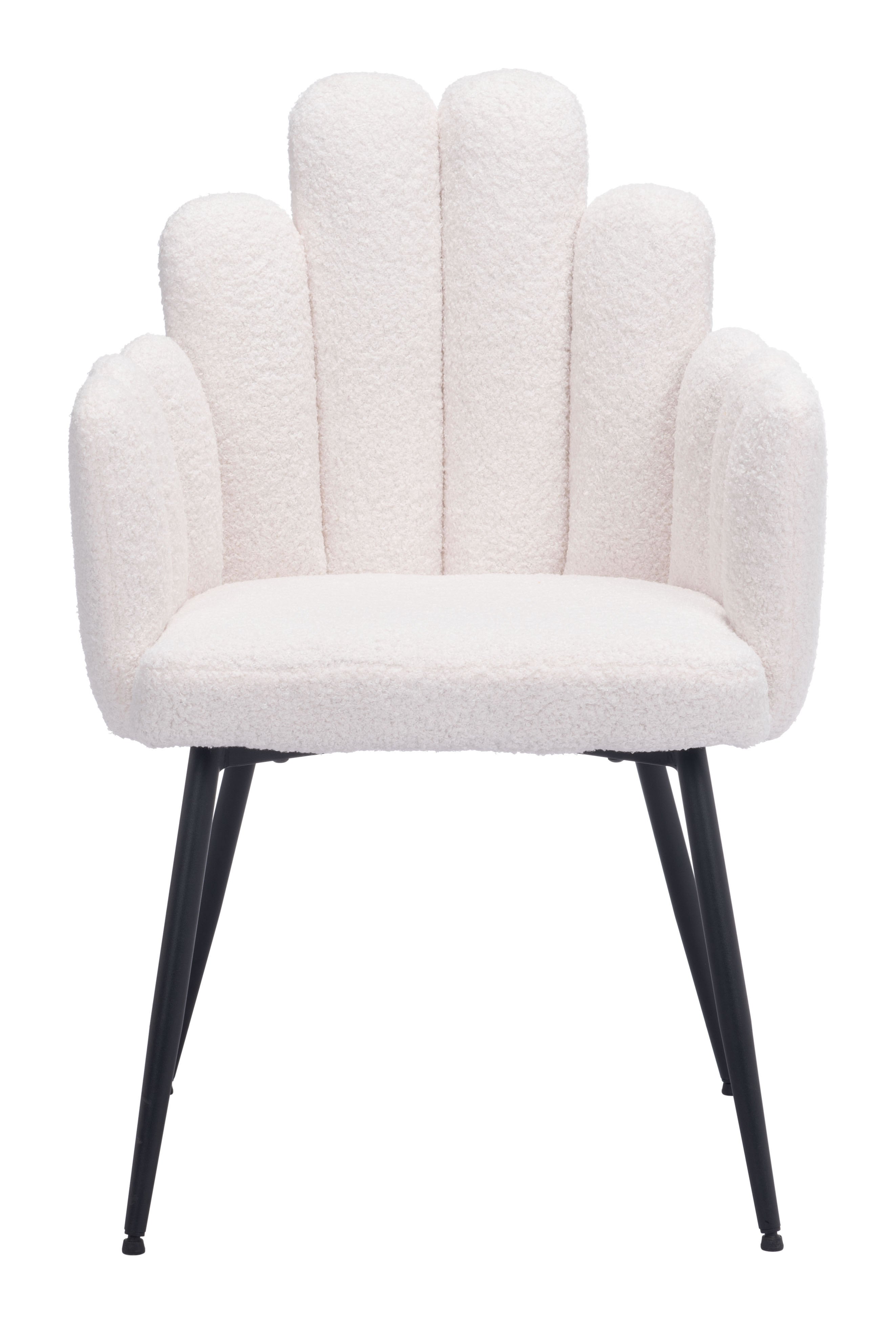 Zuo Modern Noosa Dining Chair in Navy Blue/Gray/Ivory