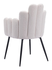 Zuo Modern Noosa Dining Chair in Navy Blue/Gray/Ivory