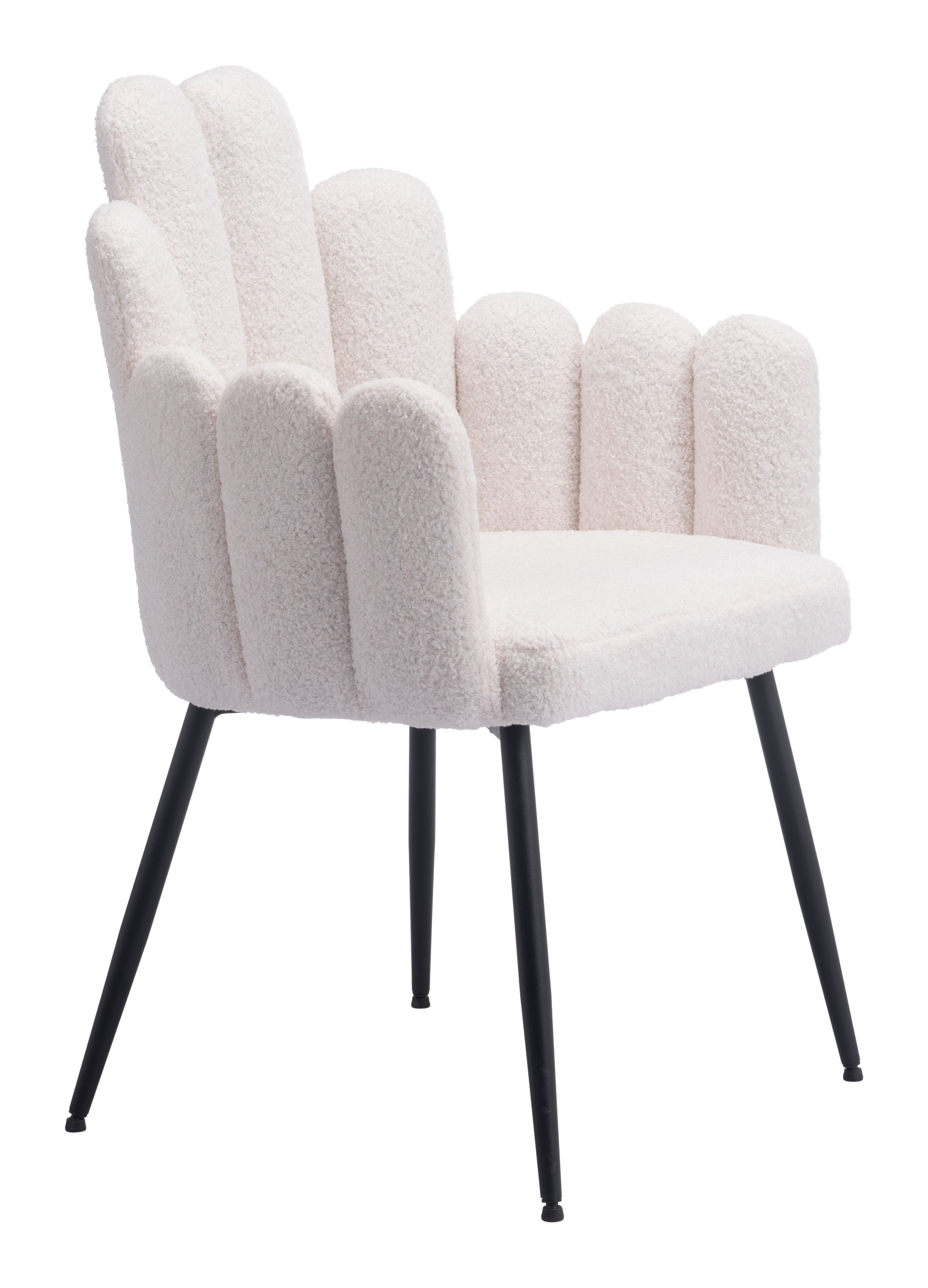 Zuo Modern Noosa Dining Chair in Navy Blue/Gray/Ivory