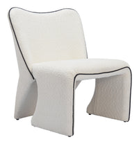 Zuo Modern Novo Accent Chair Ivory