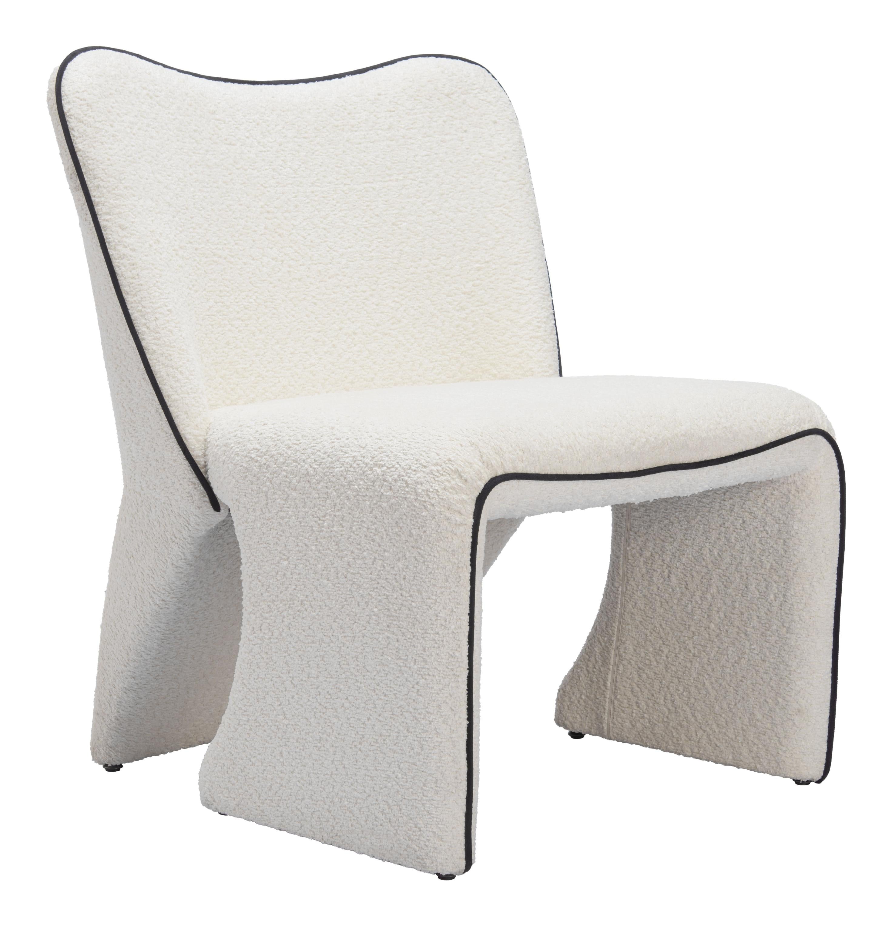 Zuo Modern Novo Accent Chair Ivory