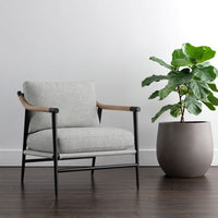 Sunpan Meadow Lounge Chair - Vault Fog