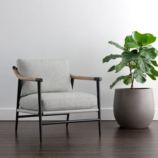 Sunpan Meadow Lounge Chair - Vault Fog