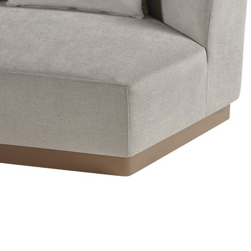 Sunpan Kelsey Sofa - Polo Club Stone