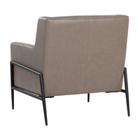 Sunpan Talula Lounge Chair - Alpine Grey Leather
