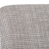 Sunpan Estrada Dining Chair in Light Grey Oak - Mainz Cream / Naya Check Light Grey