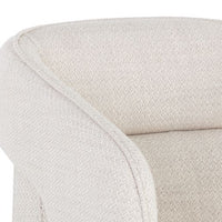 Sunpan Kendrick Wheeled Dining Armchair in Abbington Black / Moto Stucco / Nash Zebra