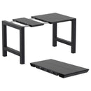 Compamia Vegas Bar Table 39 inch to 55 inch Extendable Table Black, Dark Gray, Taupe, White