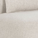 Sunpan Soraya Swivel Armless Chair - Dove Cream