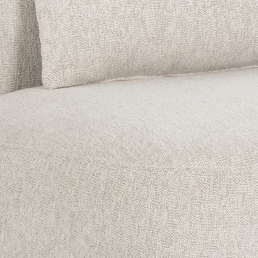 Sunpan Soraya Swivel Armless Chair - Dove Cream