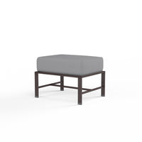 Sunset West La Jolla Aluminum Ottoman with Cushion