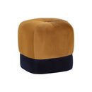 Sunpan Esti Ottoman in Gold Sky-Abbington Navy / Polo Club Stone-Bravo Metal