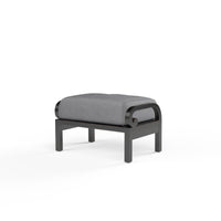Sunset West Monterey Aluminum Ottoman with Cushion