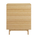 Greenington Monterey 4 Drawer High Chest, Wheat