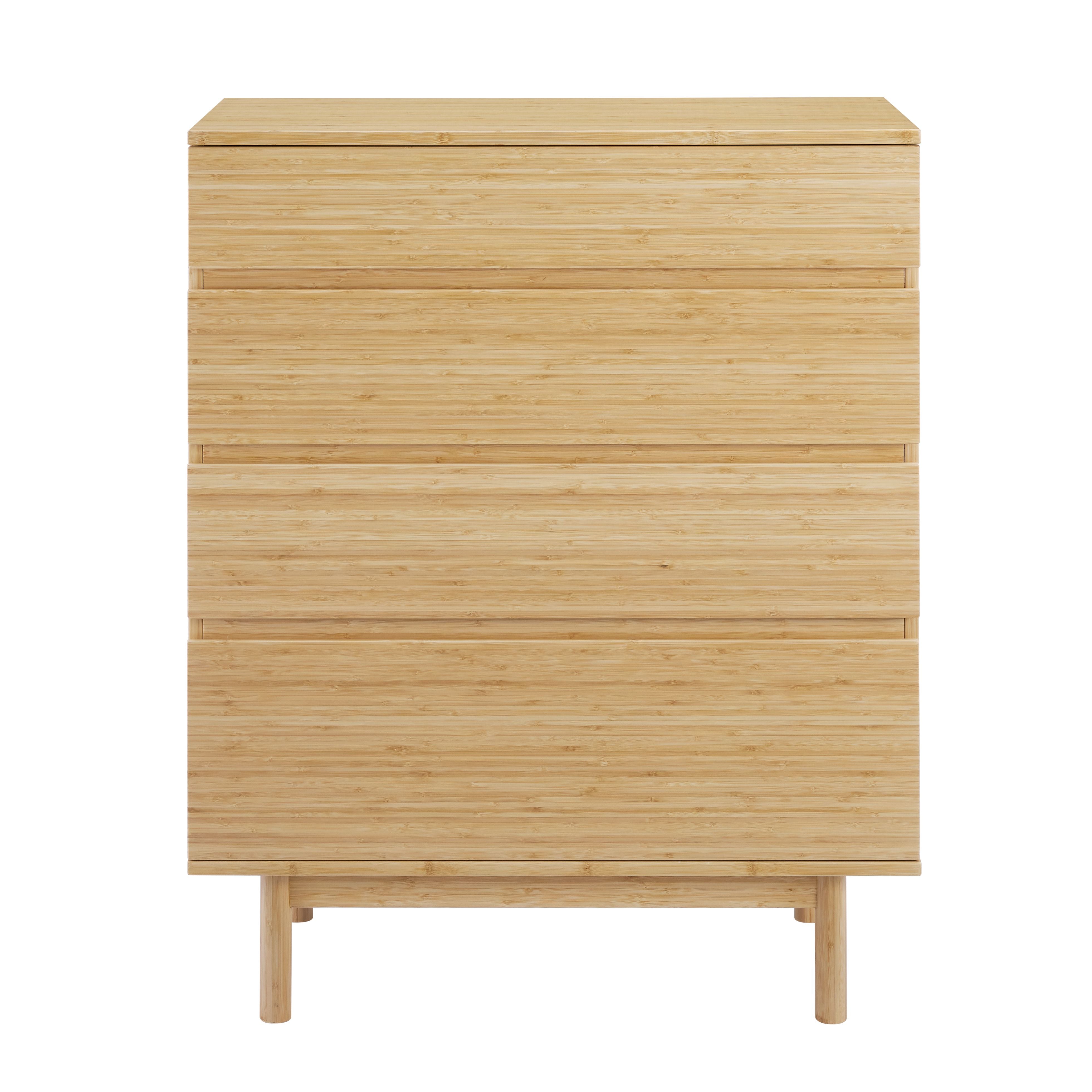Greenington Monterey 4 Drawer High Chest, Wheat