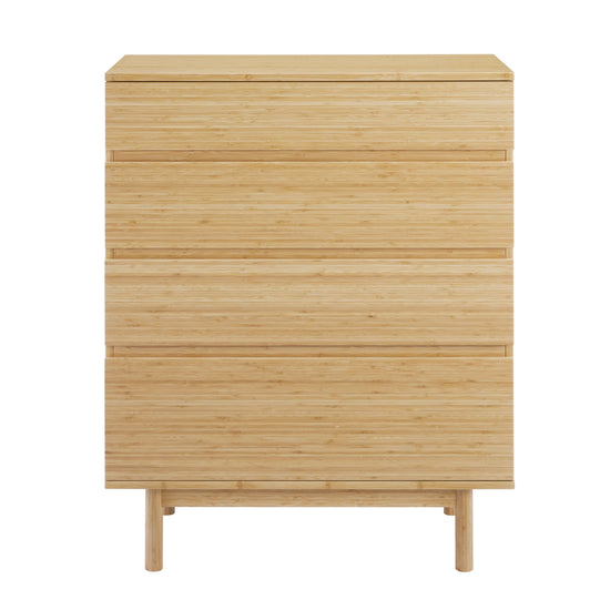 Greenington Monterey 4 Drawer High Chest, Wheat