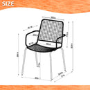 Internaitonal Home Miami Amazonia 4-Piece Chairs Set | Ideal for Outdoors and Indoors