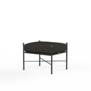 Sunset West Provence Wrought Iron Ottoman with Cushion