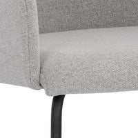 Sunpan Hensley Dining Armchair in Dark Teal / Dawn Grey / Hazelnut / Mina Warm Grey