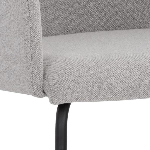 Sunpan Hensley Dining Armchair in Dark Teal / Dawn Grey / Hazelnut / Mina Warm Grey