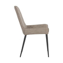 Sunpan Iryne Dining Chair in Bounce Nut / Bounce Smoke / Bounce Stone - Set of Two