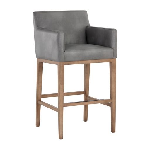 Sunpan Lionel Barstool - Bravo Metal