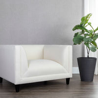 Sunpan Sanders Armchair Liv Dove / Liv Pearl