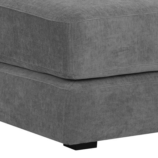 Sunpan Harmony Modular Armless Chair in Left-Shelf Danny Dark Grey / Right-Shelf Danny Dark Grey