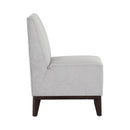 Sunpan Kosovo Modular Banquette - Single Seat in Abbington Navy / Polo Club Stone